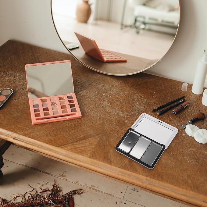 Luxshiny Empty Eyeshadow Palette: Refillable Magnetic Makeup Palette with Mirror for Eyeshadow Powder Blush Lipstick Highlight - Compact Travel Size