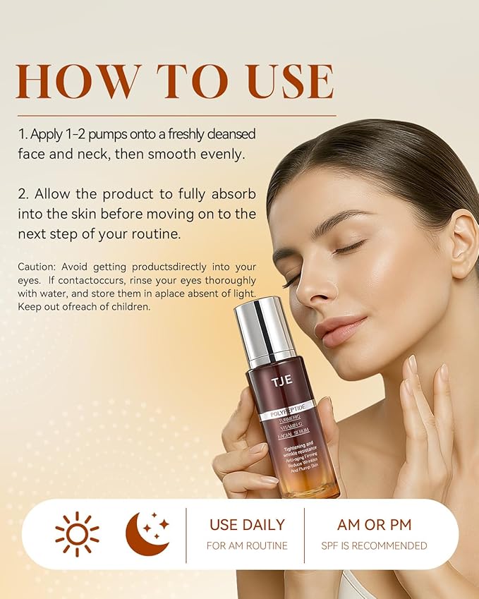TJE Turmeric Vitamin C Serum for Face, Dark Spot Removr on Face, Serum for Dark Spots, Wrinkles & Anti Aging, Vitamin C Facial Oil for Black Women & Black Skin - 1 Fl Oz