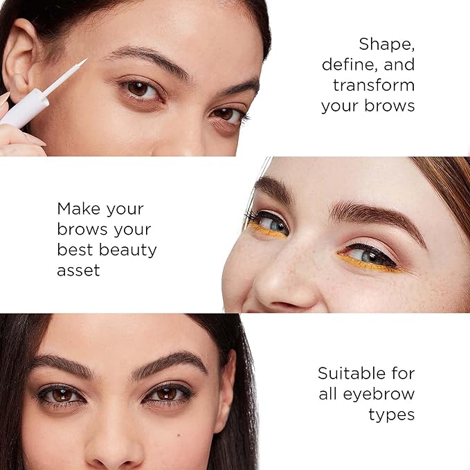 Arches and Halos Duo Luxury Brow Powder - Eyebrow Shaper and Color - Powder Compact with 2 Neutral Shades - Warm Brown - 0.1 oz