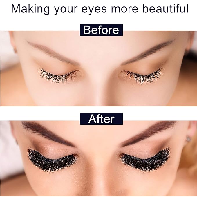 Alcastar Magnetic Eyelashes with Eyeliner Kit, Light weight Magnetic Lashes Natural Look, Reusable,Long Lasting, (KIT 005)