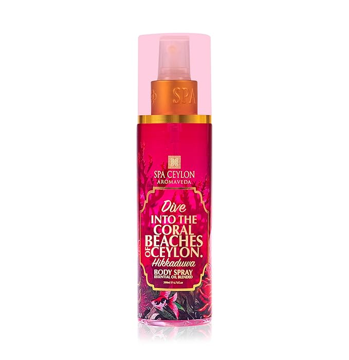 SPA CEYLON Hikkaduwa Body Spray for Women | Refreshing Summer Fragrance Spray | Fruity Scent | Watermelon Pineapple Guave | 200ml