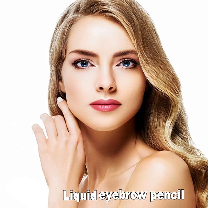 Boobeen Waterproof Eyebrow Pen - Microblading Eyebrow Pencil with a Micro-Fork Tip Applicator - Creates Natural Looking Brows Effortless
