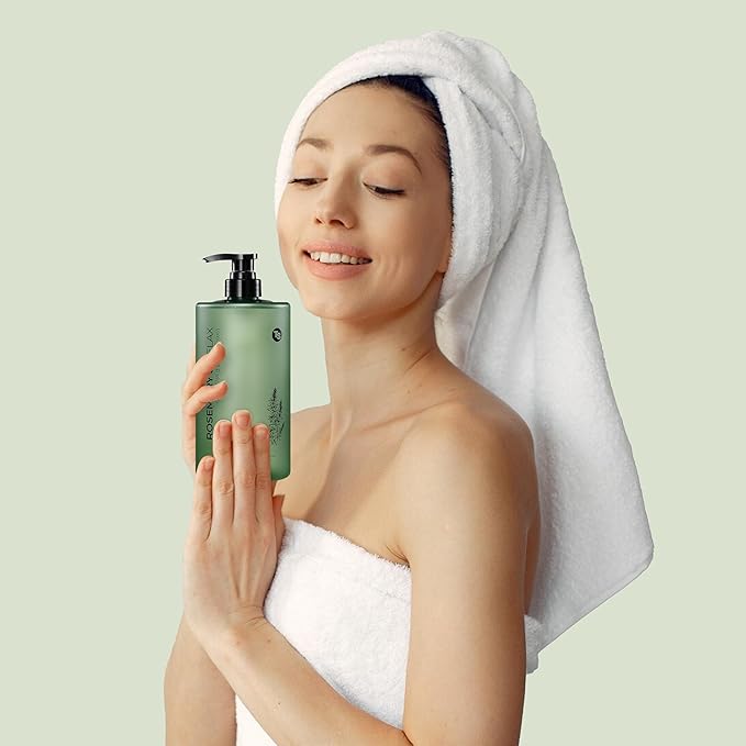 TS Rosemary & Relax Shampoo (1000g) Hydrating & Calming | Natural Ingredients | Sulfate-Free | Korean Shampoo (35.2 Fl oz)