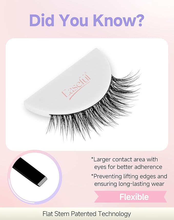Natural Wispy Lashes False Eyelashes Strip Lashes Nature02