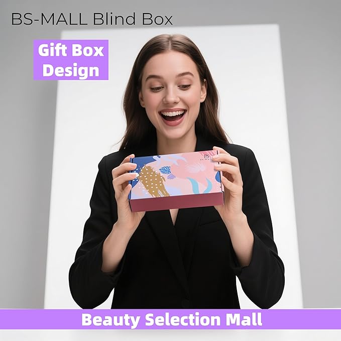 BS-MALL Makeup Brushes Makeup Tools Beauty Box Blind Box–Such as Makeup Brushes Bag Makeup Sponge Set Professional Brushes and Soon Discover Exciting Beauty Tools with Every Unboxing Experience (M)