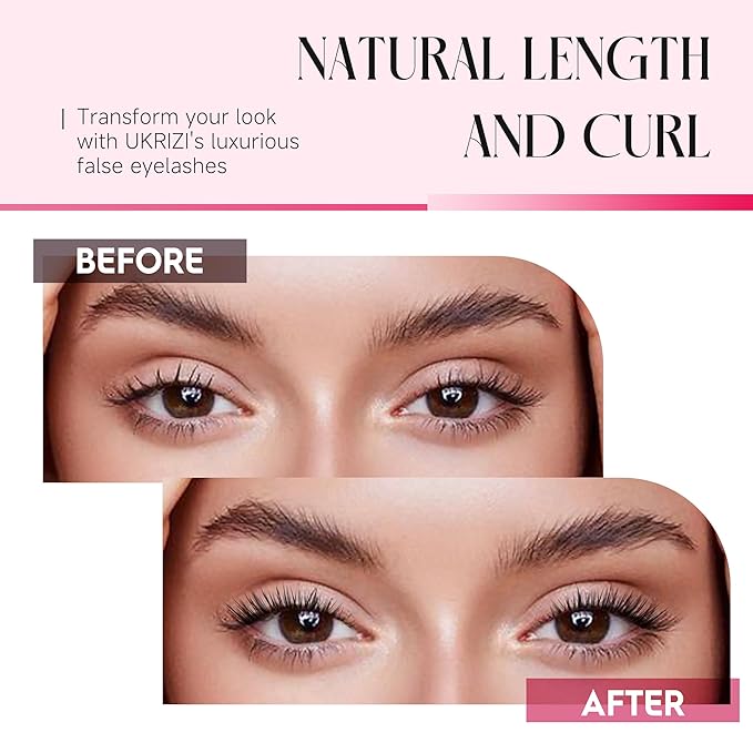 Fake Lashes Natural False Eyelashes Wispy Fake Eyelashes UT94