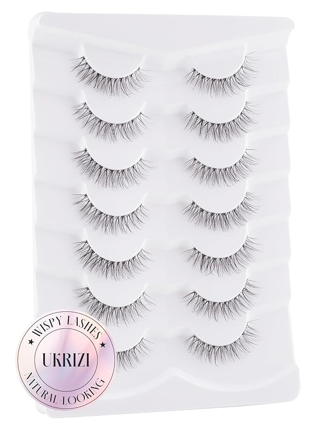 Natural Lashes Mink Natural Eyelashes False Eyelashes Natural Look False Lashes Wispy Eye Lashes Cat Eyelashes Fake Lashes KD286