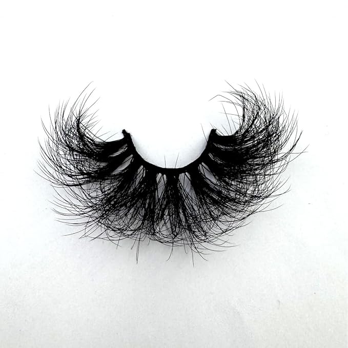 HBZGTLAD Mink Lashes Fluffy False Eyelashes 25mm Dramatic Faux Mink Eyelashes Natural Look Cat Eye Volume Eye Lashes Multipack (LD36)
