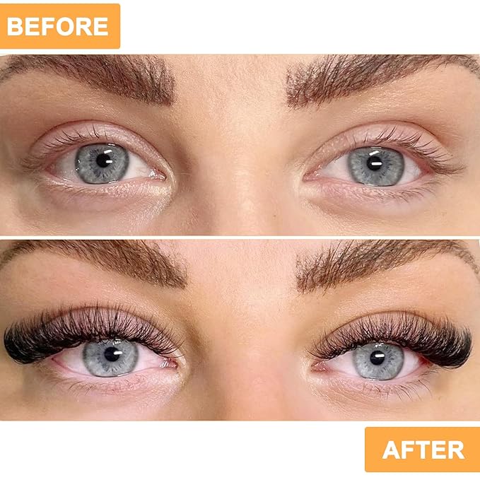 B&Q Lash Clusters 280PCS Natural Eyelash Clusters, 40D 50D C 9-16MIX Individual Lash Wispy Eyelash Extension with Soft Thin Band, Classic Look Pestañas Postizas Comfortable DIY at Home