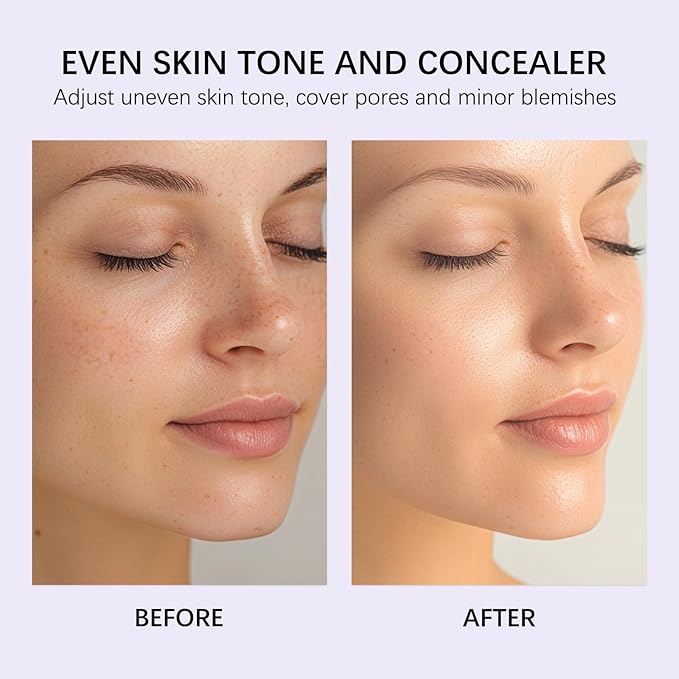 Balm Foundation | Age-Defying Hydrating Cushion Foundation for Mature Skin, Medium Buildable Coverage & Satin Glow Finish Makeup, Blurs Fine Lines, Smooths Texture (light)