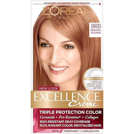 L’Oreal ParisExcellence Creme - 8RB Medium Reddish Blonde (Warmer) 1 Each (Pack of 5)