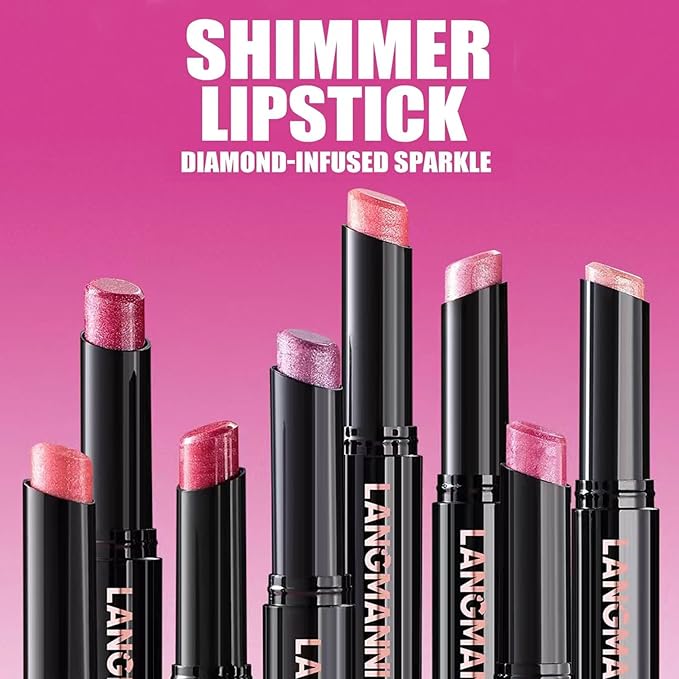 Purple Lipstick For Women Matte Nude Glitter Shimmer Metallic Highly Pigmented Moisturizing Lip stick Hypoallergenic Waterproof Long Lasting Lipsticks Quick Makeup Lightweight Portable 03#
