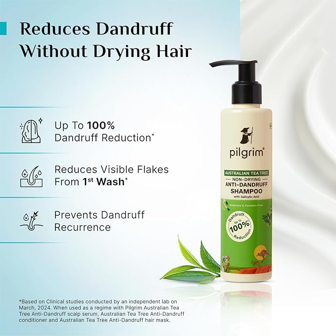 Pilgrim Tea Tree Gel Face Wash(100 ml) & Tea Tree Shampoo (200 ml)