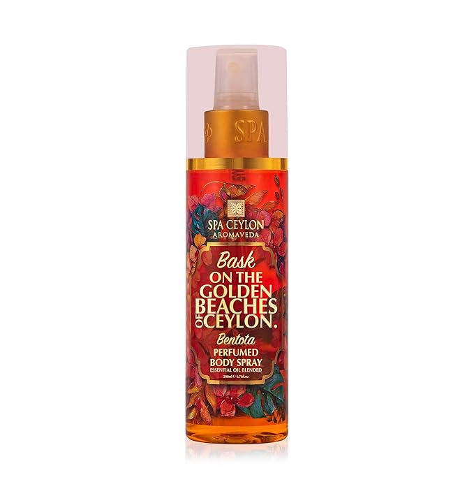 SPA CEYLON Bentota Body Spray for Women | Refreshing Summer Fragrance Spray | Floral & Fruity Scent 200ml