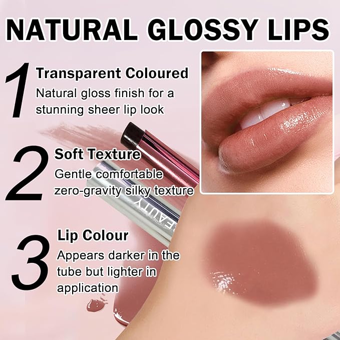 Honey Lipstick Tinted Black Lip Balm Hydrating Sheer Natural Glossy Finish Lipstick for Women Buildable Lip Color Moisturizing Lip Care Balm for Dry Lips, Vegan & Cruelty-Free, Black Candy