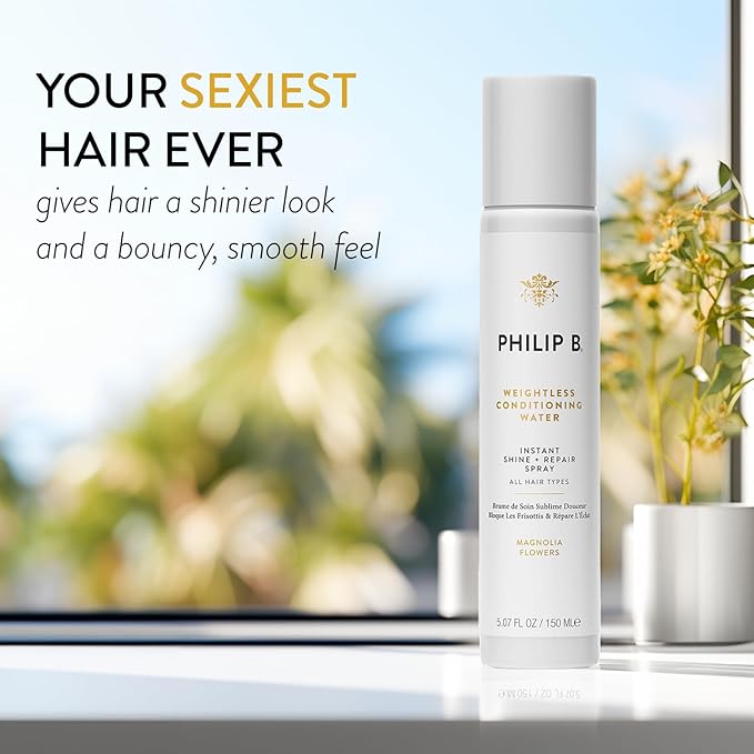 PHILIP B Weightless Conditioning Water - 5.07 fl. oz. (150 ml) - Restores Bounce and Smoothness, Giving Hair Shine & a Fuller Appearance