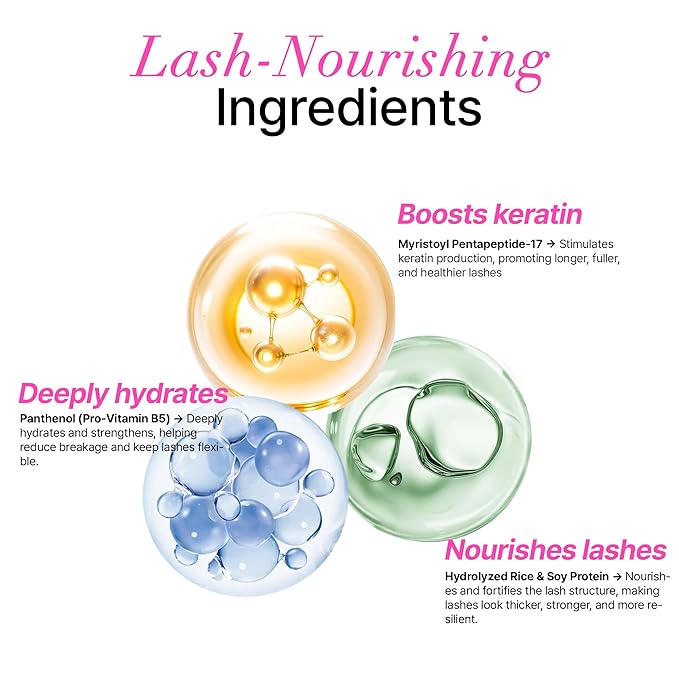 Korean Lash Serum - Sérum Para Pestañas Eyelash to Grow Lashes Eyebrow Eyelash Growth Suero Para Crecimiento Suero