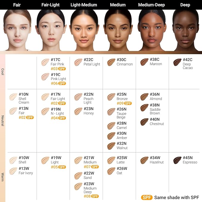 JUNG SAEM MOOL Essential Skin Nuder Cushion 40N Chestnut 0.49 Fl Oz, No Refill, Natural Radiant Finish Cushion Foundation with Buildable Coverage, Lightweight Texture, Korean Foundation Makeup