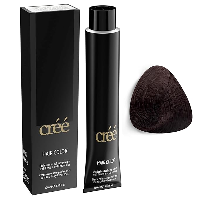 Cree Professional 4.3 - Golden Brown Permanent Hair Color - Long Lasting, Rich Vibrant - Gray Coverage 100ml - 3.4 fl.oz.