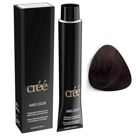 Cree Professional 4.3 - Golden Brown Permanent Hair Color - Long Lasting, Rich Vibrant - Gray Coverage 100ml - 3.4 fl.oz.