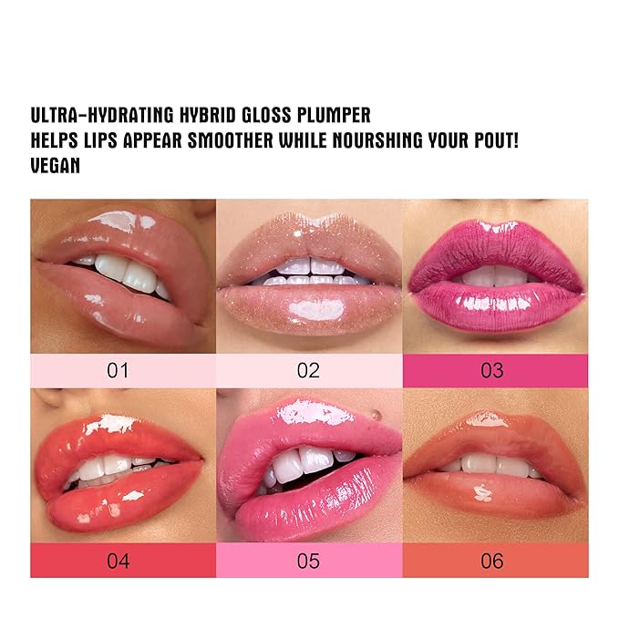 Plumping Lip Oil With Chili Extract - Fuller Lips Instantly! Ultra-Hydrating & Nourishing, Glossy Finish Lip Glow Oil, Lip Plumping Booster Plump, Smooth, and Define Your Lips Naturally (04)