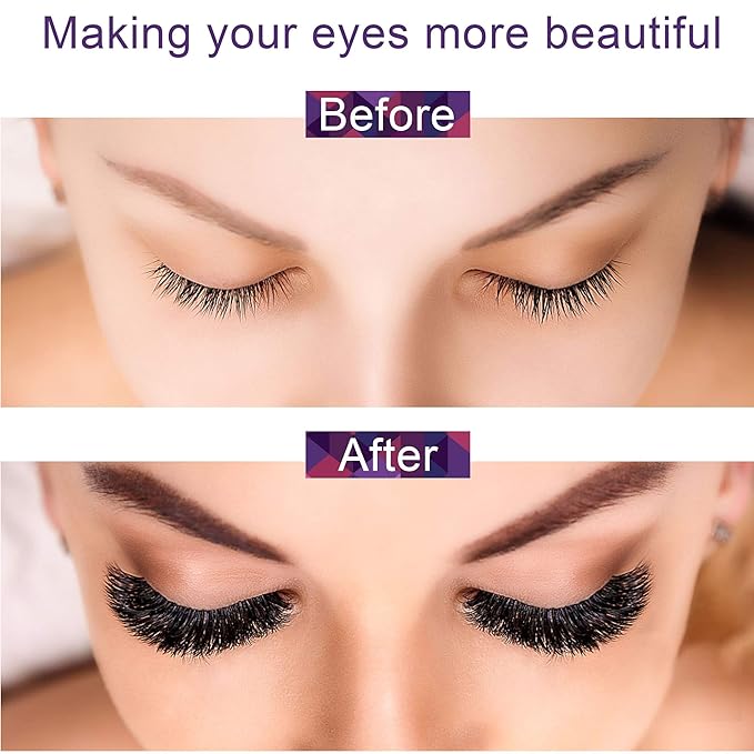 Alcastar Magnetic Eyelashes with Eyeliner Kit, Magnetic Lashes Natural Looking with, Reusable,Long Lasting, Easy Apply,Cruelty-Free (ATZ1004-A1)