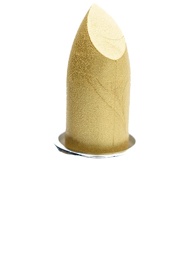 Glimmer Gold Metallic Famous Creamy Shiny Lipstick Color Moisturizing Paraben Free, No Animal Testing & Cruelty Free Lip Makeup Color