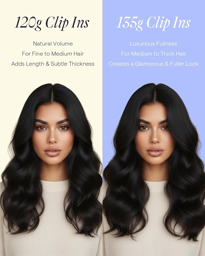 Full Shine Clip in Hair Extensions Real Human Hair Balayage Thick Hair Extensions Golden Brown to Dark Blonde Remy Hair Clip in Extensions Double Weft 7 Pcs 18 Inch 135 G