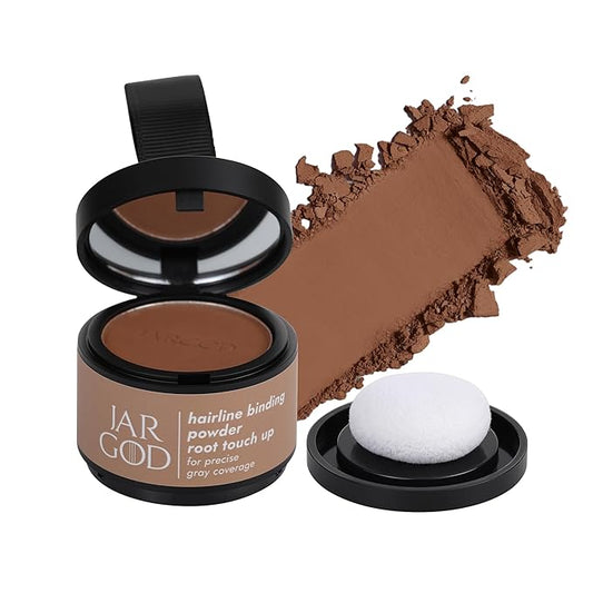 Root touch up powder Hairline Powder for root cover up temporary root concealing powder for Women & Men, for instant gray hair cover up (Auburn, 0.14 Ounce (Pack of 1))