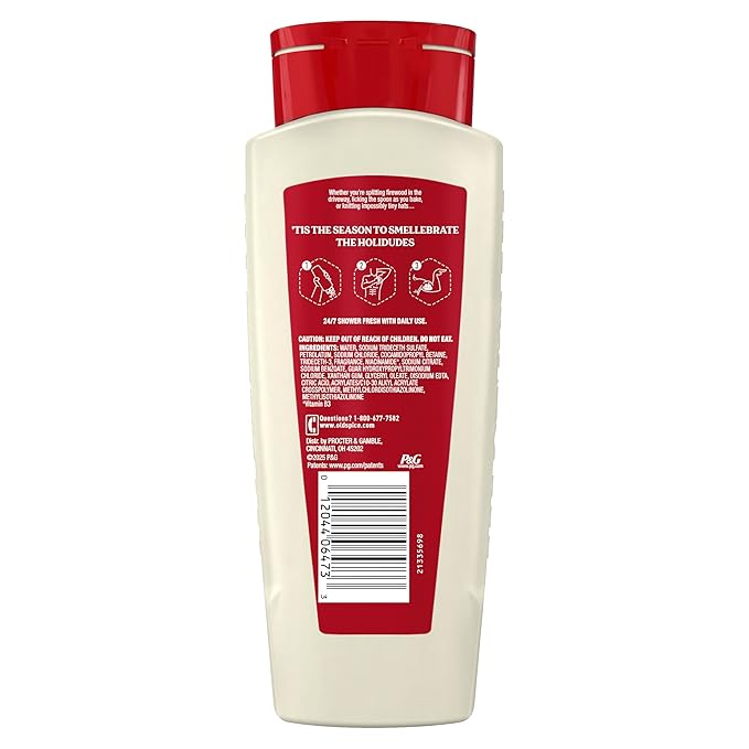 Old Spice Body Wash for Men, Holidudes Holiday Edition, 24/7 Holiday Freshness, Lasting Scent and Rich Lather, Stocking Stuffer, PumpKing Pumpkin Spice Scent, 16 oz