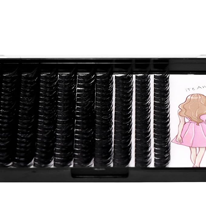 8-22mm to Choose 20D/40D/60D/80D/100D Individual False Eyelashes Makeup Cluster Eyelashes Thickness 0.07mm D Curl Natural long Black Soft 3D Eye Lashes Extensions (100D-12-14-16-18MM Kit)