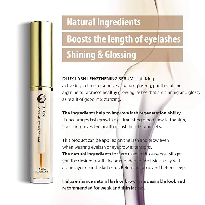 Lash Growth SET, Eyelash Serum for Longer and Healthier lashes, Eyelash Enhancer, brow serum, hair growth serum, Made in Korea. 5ml