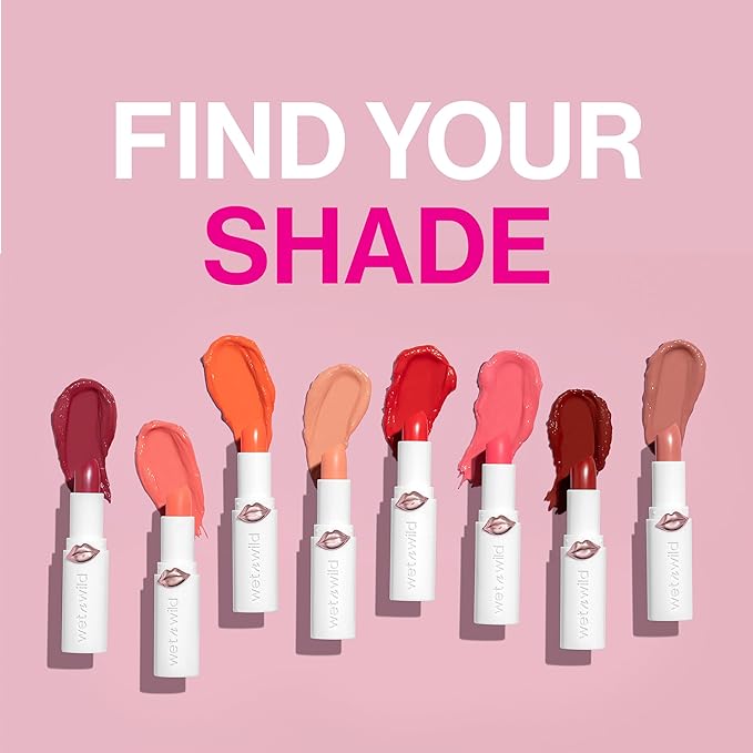 wet n wild Mega Last High-Shine Lipstick Lip Color, Infused with Seed Oils For a Nourishing High-Shine, Buildable & Blendable Creamy Color, Cruelty-Free & Vegan - Jam With Me