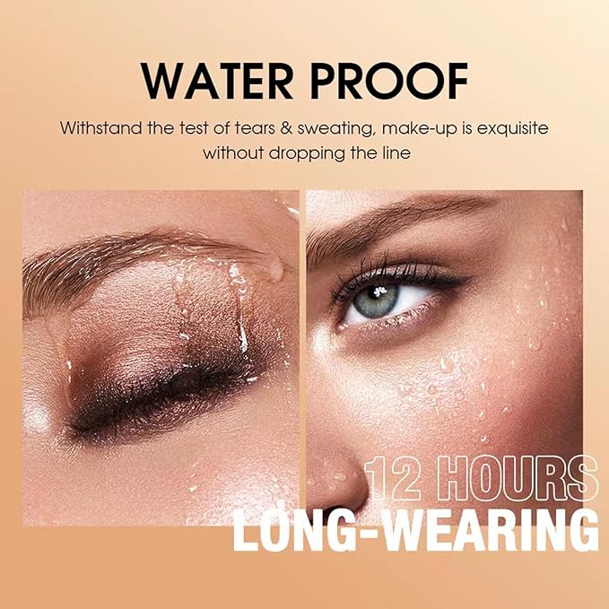 Mauve Taupe Eyeshadow Stick, Cream Smooth Shimmer Single Eyeshadow Pencil, High Pigmented Eye Shadow Brightener Stick, Hypoallergenic Waterproof Long Lasting Eye Highlighter Stick(10#)