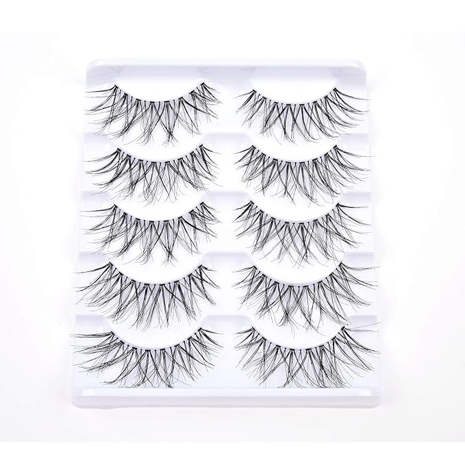 JIMIRE False Eyelashes Multipack False Eyelashes Glam 614 False Lashes