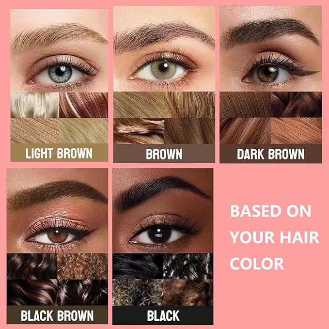 Light Brown Eyebrow Pen Liquid blonde Eyebrow Pencil 2 in 1 Dual-Ended Eye Brow Pencils for Women Waterproof Natural and Precise Brush Tip Create natural hair like eyebrows that last all day # 01