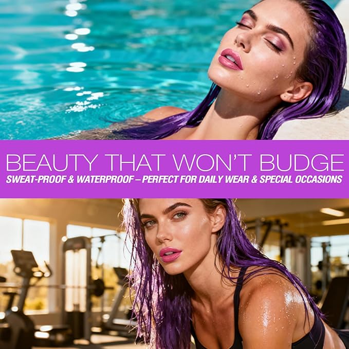 LANGMANNI 4Pcs Peel Off Lip Liner Set,Lip Stain Peel Off,Long-Lasting Waterproof & Smudge-Proof Matte Lip Liners With Ergonomic Handle & Precision Brush,Makeup Gift for Girls (#1+2+3+4)