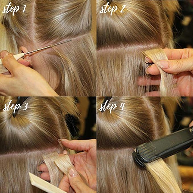 Lacer Tape in Hair Extensions Human Hair Dip Dyed Balayage R#2/60 Darker Brown to Platinum Blonde Seamless PU Skin Weft Hair Extensions Real Human Hair Tape in Double Side 50g 20pcs/set 18 Inch
