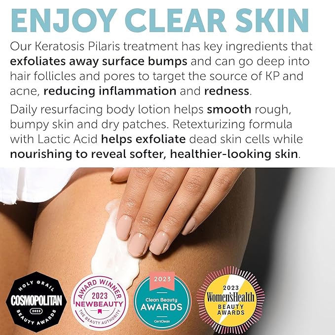 KP Bump Eraser Body Scrub | Keratosis Pilaris Treatment | Bump Eraser Body Scrub | Exfoliating Body Scrun | Ingrown Hair Treatment | Clears Strawberry Legs | Soothes Redness, Dryness & Flaky Skin