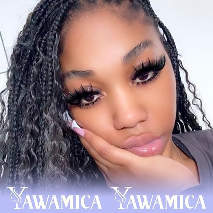 Volume Lash Clusters with Spikes and Bottom Lashes DIY Spiky Lash Extension Wispy Eyelash Clusters 12-25mm with Lash Spikes 13-23mm and 5-9mm Bottom Lashes D Curl Manga Lashes Clusters by Yawamica