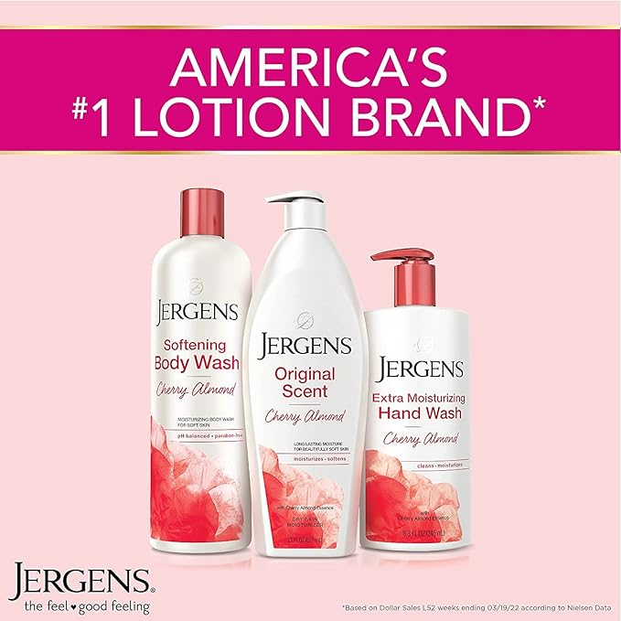 Jergens Original Scent Cherry-Almond Moisturizer 3 oz (Pack of 3)