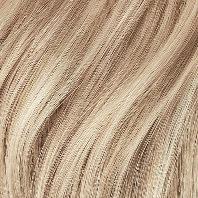 Luxy 100% Remy Human Hair, Classic 160g Clip-In Hair Extensions - 10 Wefts Multi-Dimensional Color for Natural Blending, Adds Volume & Length, Easy Apply & Remove 20" Dimensional Beige Blonde