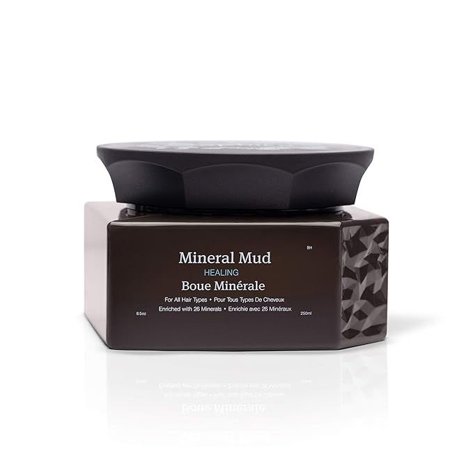 Saphira Mineral Mud Hair Mask, Deep Healing Hair Treatment for Dry, Damaged, Bleached, Color-Treated Hair and Scalp, Sulfate-Free, Paraben-Free, Repairs, Hydrates and Adds Shine, 8.5 Ounce