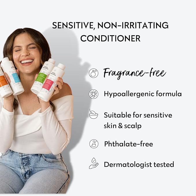 No nothing Very Sensitive - Repair Conditioner - Vegan, Hypoallergenic, Fragrance Free, Paraben Free – 10.15 oz