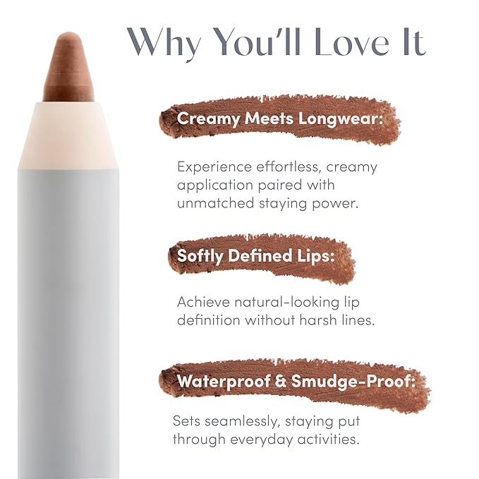 Ravie Beauty Soft Definition™ Longwear Lip Liner – Smudge-Resistant, Waterproof Precision Pencil for Effortless Shaping – Vegan & Cruelty-Free All-Day Wear Lip Definition (Honey)