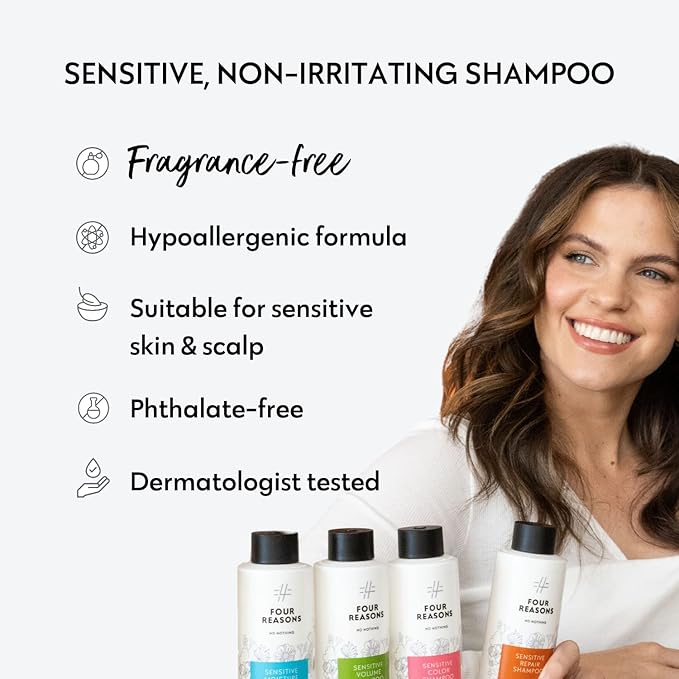 No nothing Hair Repair Shampoo for dry damaged hair - Fragrance Free - fortified with Amino Acids 10.15 oz