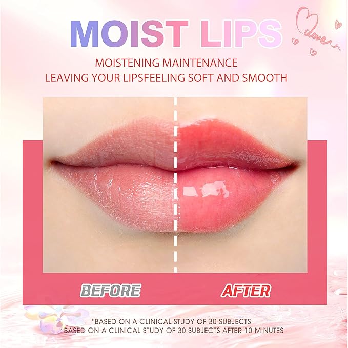 LANGMANNI Moisturizing Lip Oil,No-Sticky Lip Gloss Lip Balm Lip Care,Fruit Flavoured Lip Oil For Dry Lip's Moisturizing Hydrating And Nourishing ((Chocolate))