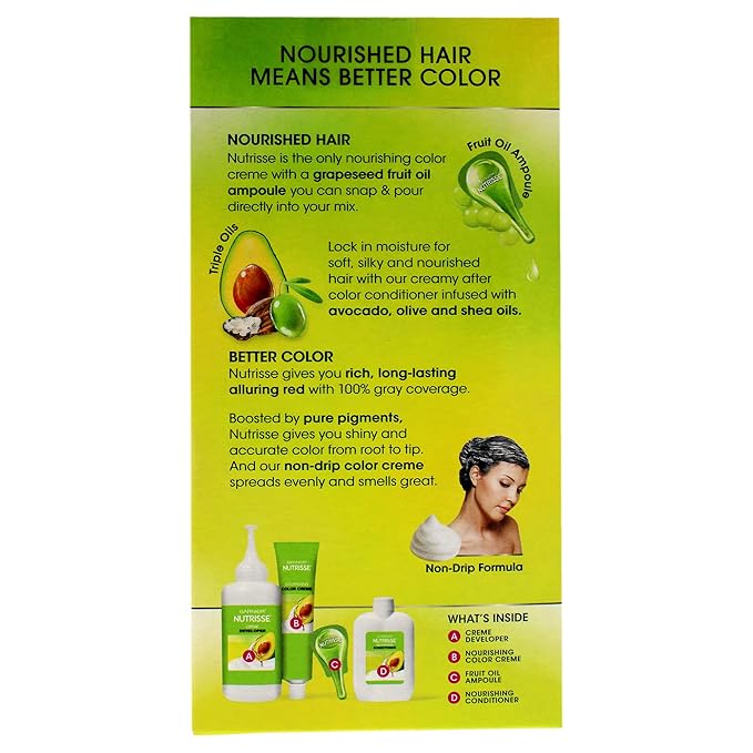 Garnier Nutrisse Nourishing Color Creme, True Red [66] 1 ea