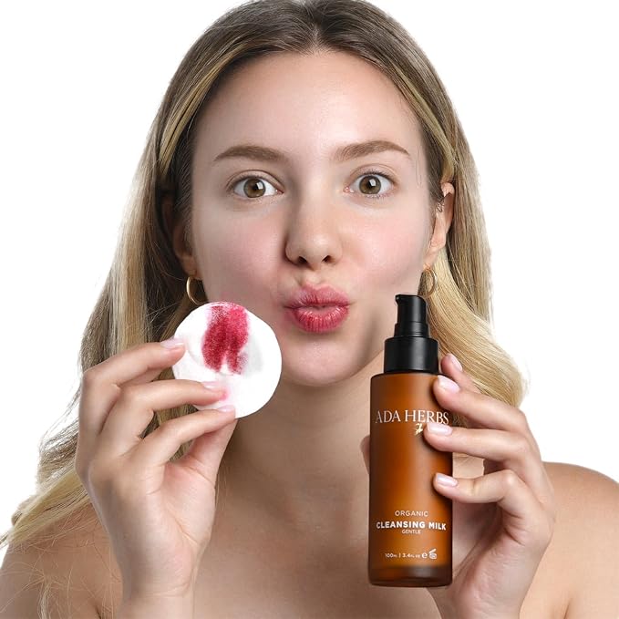 | Cleansing Milk with Apple Water and Shea Butter, Removes Makeup, with 99% Natural Ingredients Gentle and Moisturizing - Made in France