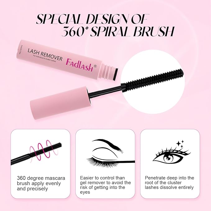 Eyelash Extension Kit Lash Bond and Seal Lash Clusters with Eyelash Tweezer Lash Glue for Individual Lashes Lash Applicator Tool for DIY Lash Extension Kit Makeup (Set 20D-0.07D, 15-20mm)